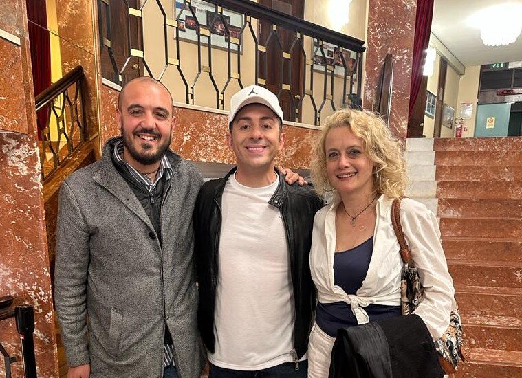 francesco cicchella lucio perrone e roberta rossi con francesco cicchella